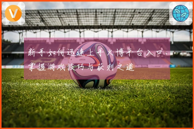 新手如何迅速上手火博平台入口，掌握游戏技巧与获利之道